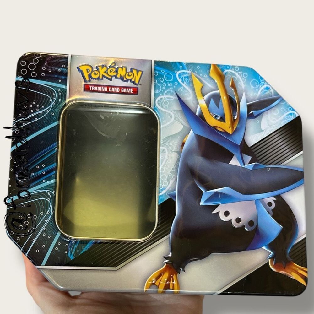 Pokémon V Strikers Tin – Empoleon (Empty Collector’s Tin)